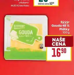 Billa Sýýýr Gouda 48% Plátky nabídka