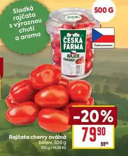Billa Rajčata cherry oválná balení nabídka