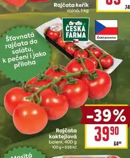 Billa Rajčata koktejlová balení nabídka