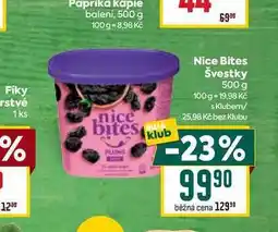 Billa Nice Bites Švestky nabídka