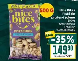 Billa Nice Bites klub Pistácie pražené solené nabídka
