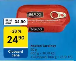 Tesco Nekton Sardinky nabídka