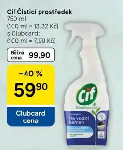 Tesco CIF Čisticí prostředek nabídka