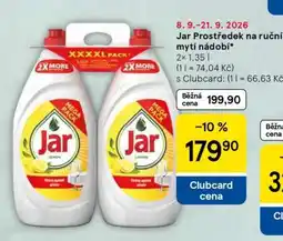 Tesco Jar Prostředek na ruční mytí nádobí nabídka
