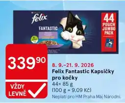 Tesco Felix Fantastic Kapsičky pro kočky nabídka