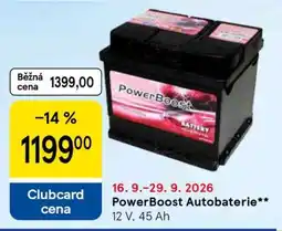 Tesco Powerboost Autobaterie nabídka