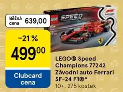 Tesco LEGO Speed Champions 77242 Závodní auto Ferrari SF-24 F1 nabídka