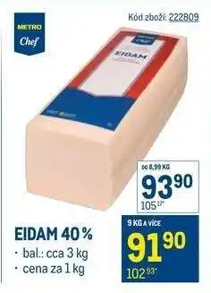 Makro Eidam 40 % nabídka