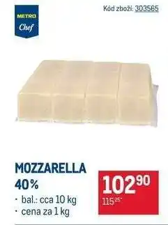 Makro Mozzarella 40 % nabídka