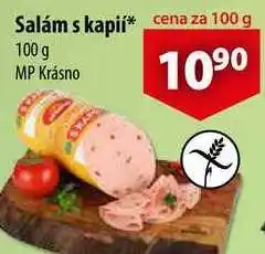 CBA Salám s kapií nabídka