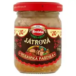 CBA Švéda Játrová vesnická paštika 110g nabídka