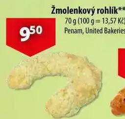 CBA Žmolenkový rohlík nabídka