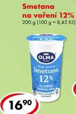 CBA Smetana na vaření 12% nabídka