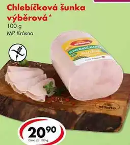 CBA Chlebíčková šunka výběrová nabídka
