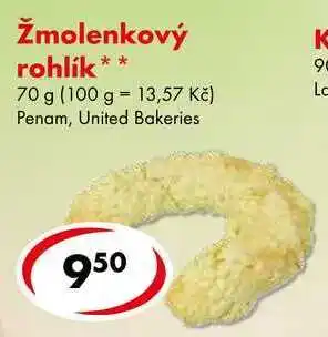 CBA Žmolenkový rohlík nabídka