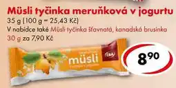 CBA Müsli tyčinka meruňková v jogurtu nabídka