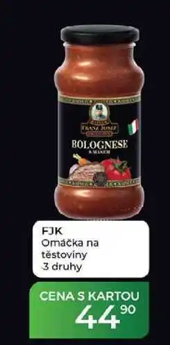 Tamda Foods FJK Omáčka na těstoviny nabídka