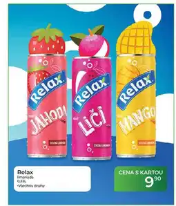 Tamda Foods Relax limonáda nabídka