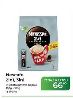 Tamda Foods Nescafe 2in1, 3in1 instantni kávové nápoje nabídka