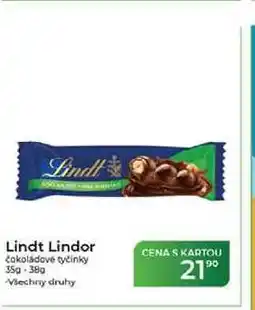 Tamda Foods Lindt Lindor čokoládové tyčinky 35g-38 g nabídka