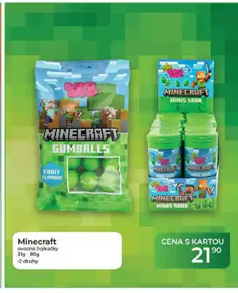 Minecraft ovocně žvýkačky 31g 80g