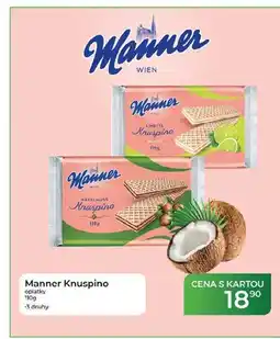 Tamda Foods Manner Knuspino oplatky nabídka