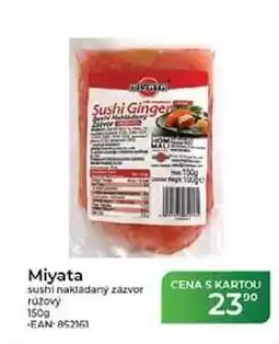 Tamda Foods Miyata Sushi Ginger Evert sushi nakládaný zázvor ruzový 150g · nabídka