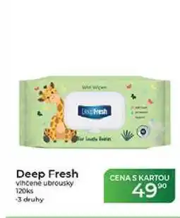 Tamda Foods Deep Fresh vihčené ubrousky 120ks nabídka