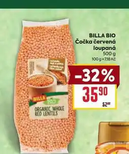 Billa BILLA BIO Čočka červená loupaná nabídka