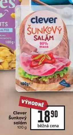 Billa Clever Šunkový salám nabídka
