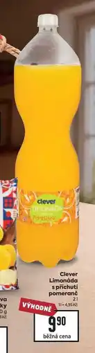 Billa Clever Limonáda spříchutí pomeranč nabídka