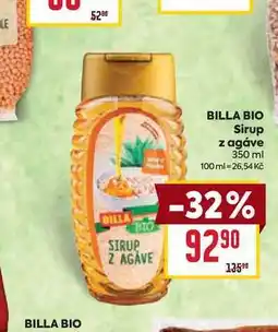Billa BILLA BIO Sirup z agáve nabídka