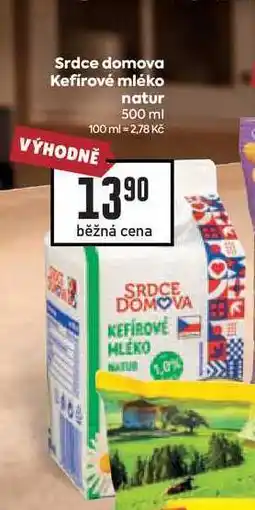 Billa Srdce domova Kefírové mléko natur nabídka