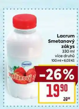Billa Lacrum Smetanový zákys nabídka