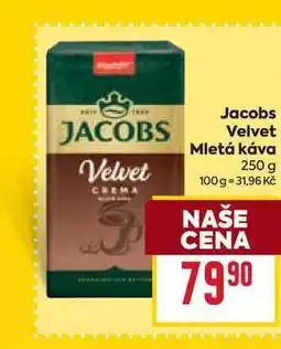 Billa Jacobs Velvet Mletá káva nabídka
