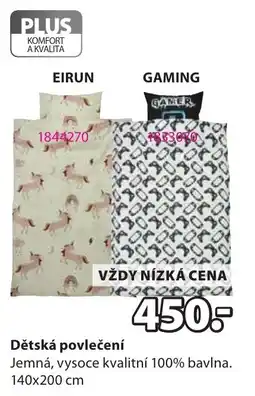 JYSK Basic flanelové povlečení patricia nabídka