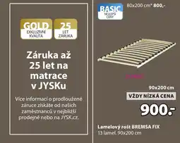 JYSK Dreamzone pěnová matrace Lillelv nabídka