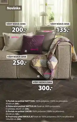 JYSK Kalklok pléd nabídka