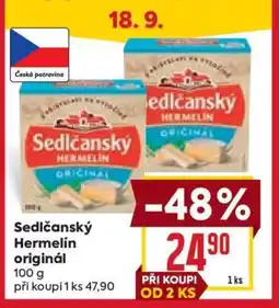 Billa Sedlčanský Hermelín Originál nabídka