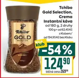 Billa Tchibo Gold Selection, Crema Instantní káva nabídka