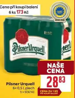 Billa Pilsner Urquell nabídka