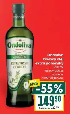 Billa Ondoliva Olivový olej extra panenský nabídka