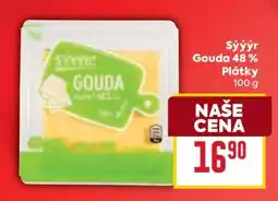 Billa Sýýýr Gouda 48% Plátky nabídka