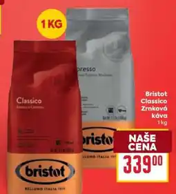 Billa Bristot Classico Zrnková káva nabídka