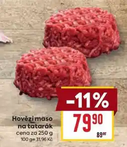 Billa Hovězí maso na tatarák nabídka