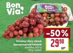 Billa Hrozny révy vinné bezsemenné tmavé nabídka