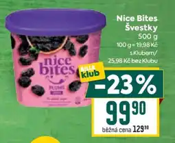 Billa Nice Bites Švestky nabídka