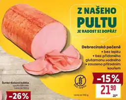 Billa Debrecínská pečeně nabídka