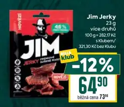 Billa Jim Jerky nabídka