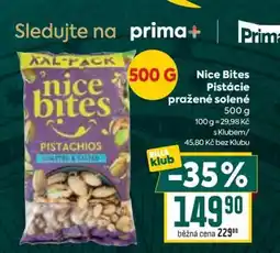 Billa Nice Bites Pistácie pražené solené nabídka